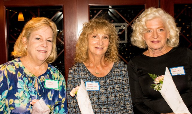 New members  Kathy Nelson, Kerri Greenberg, Terry Augustin Nov